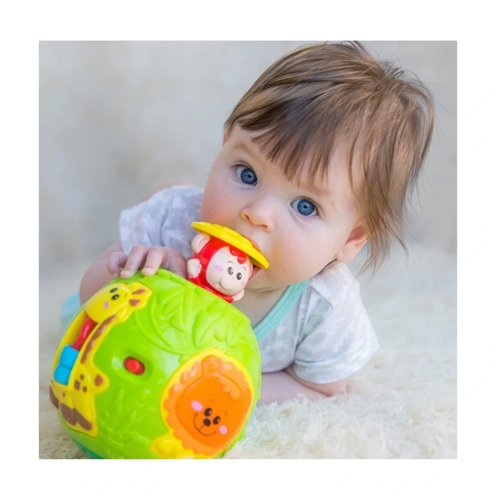 Interactive Green and Yellow Kids Toy